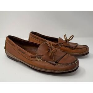 VTG 90s Cole Haan Country Kiltie Tassel Loafers Women's 11 Brown Leather Preppy